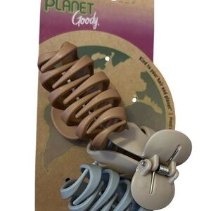 Hair Clips - Brown, Gray, Tan